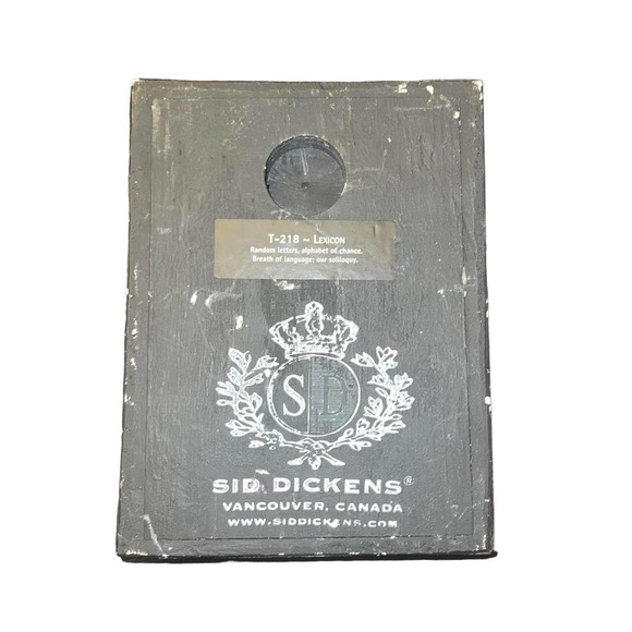 Sid Dickens Memory Block T-218 Lexicon Rare Retired 2011 - Picture 6 of 6